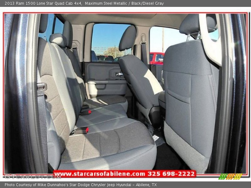 Maximum Steel Metallic / Black/Diesel Gray 2013 Ram 1500 Lone Star Quad Cab 4x4