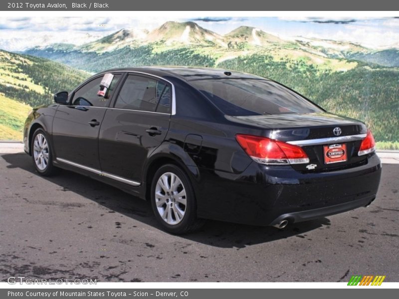 Black / Black 2012 Toyota Avalon