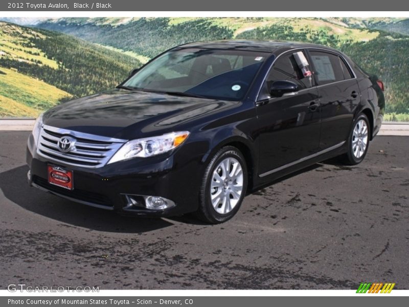 Black / Black 2012 Toyota Avalon