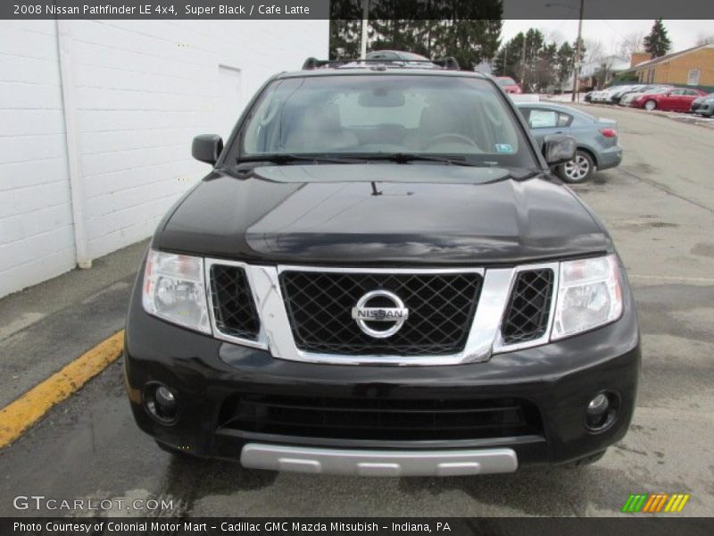 Super Black / Cafe Latte 2008 Nissan Pathfinder LE 4x4
