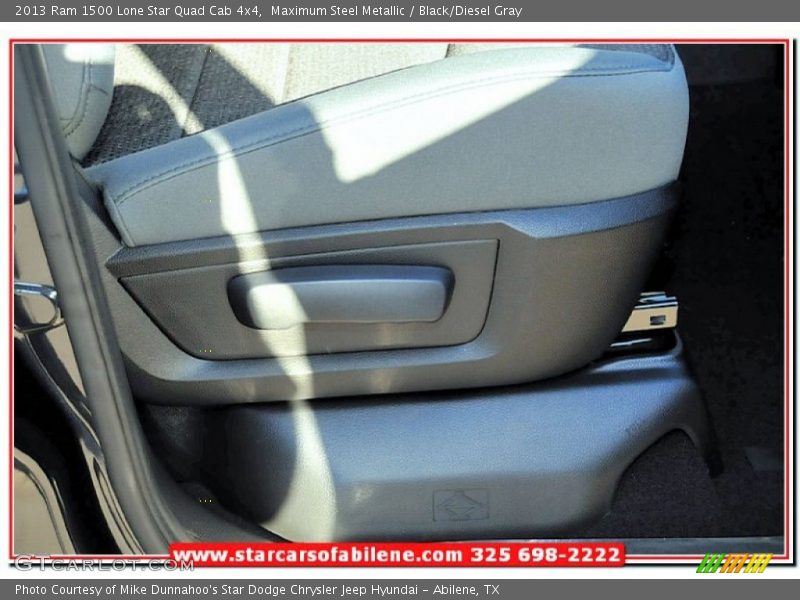 Maximum Steel Metallic / Black/Diesel Gray 2013 Ram 1500 Lone Star Quad Cab 4x4
