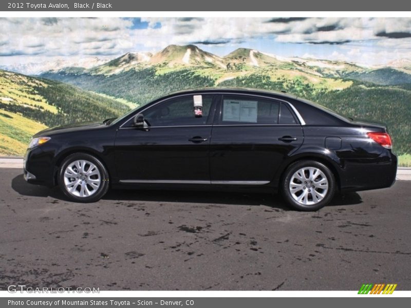 Black / Black 2012 Toyota Avalon