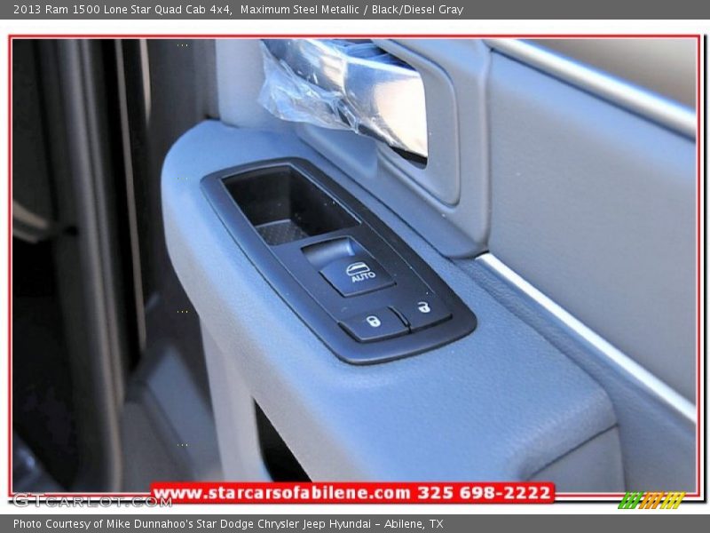 Maximum Steel Metallic / Black/Diesel Gray 2013 Ram 1500 Lone Star Quad Cab 4x4