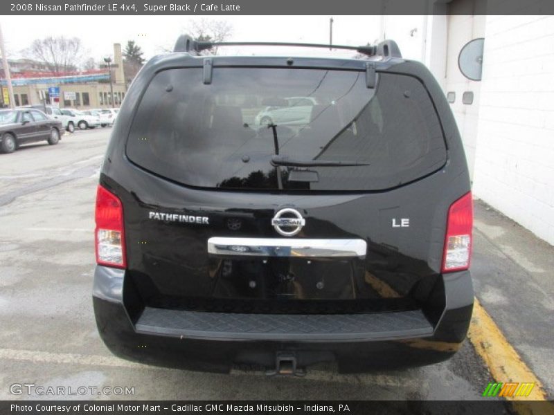 Super Black / Cafe Latte 2008 Nissan Pathfinder LE 4x4