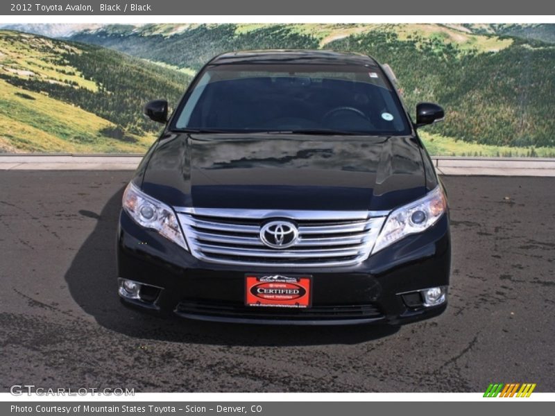 Black / Black 2012 Toyota Avalon
