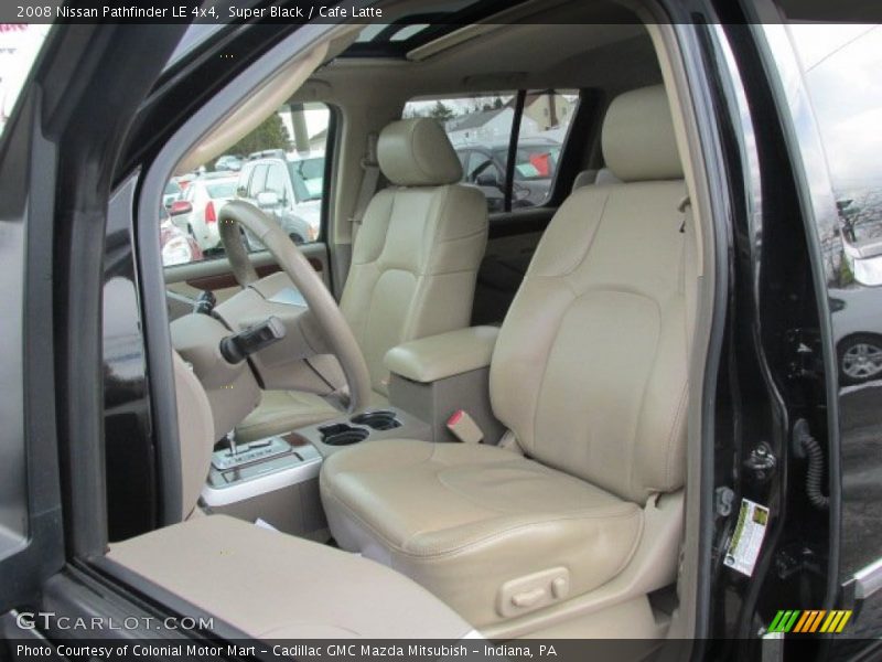 Super Black / Cafe Latte 2008 Nissan Pathfinder LE 4x4