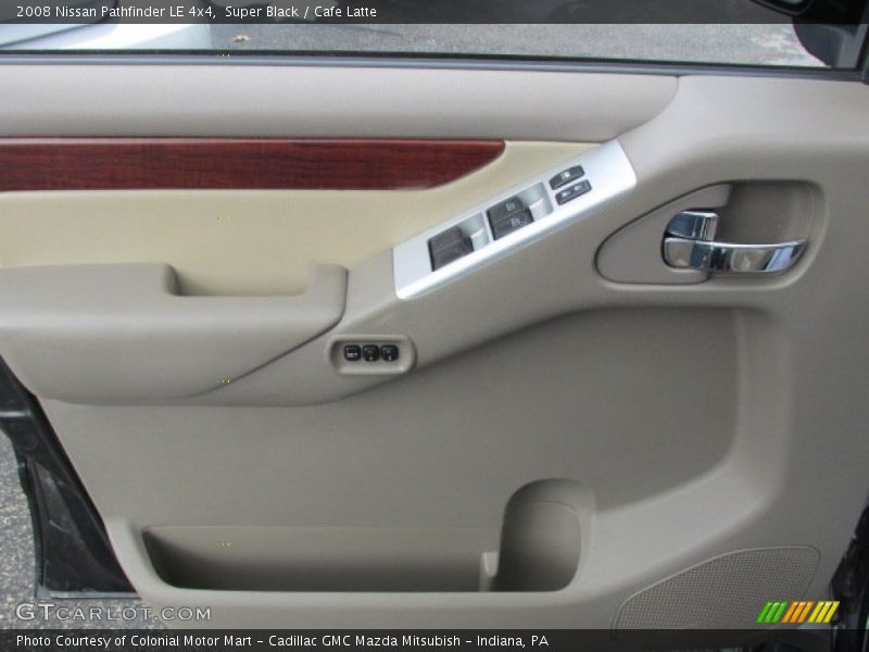Super Black / Cafe Latte 2008 Nissan Pathfinder LE 4x4