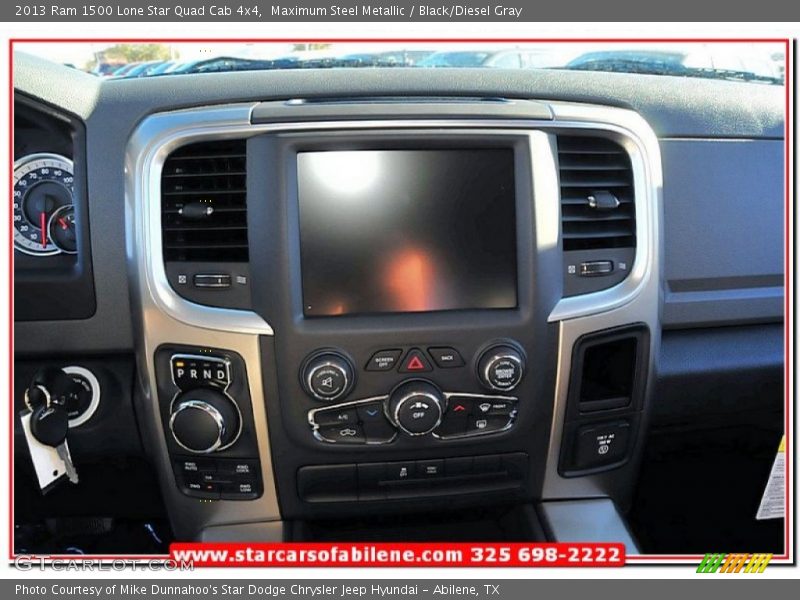 Maximum Steel Metallic / Black/Diesel Gray 2013 Ram 1500 Lone Star Quad Cab 4x4