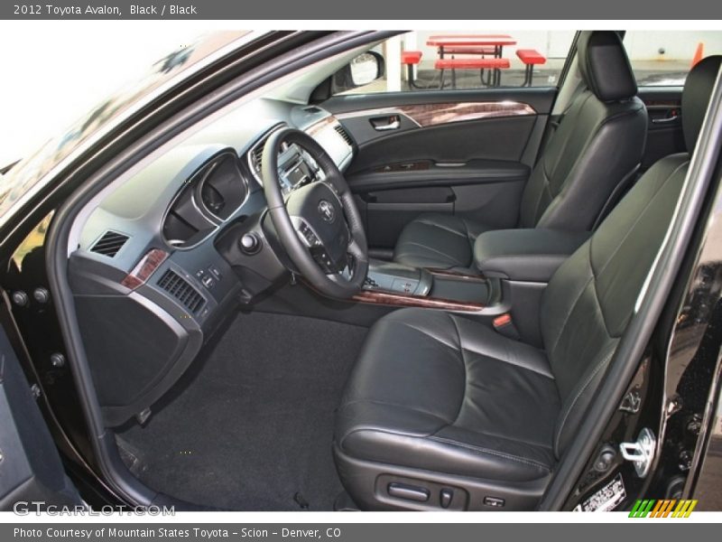 Black / Black 2012 Toyota Avalon