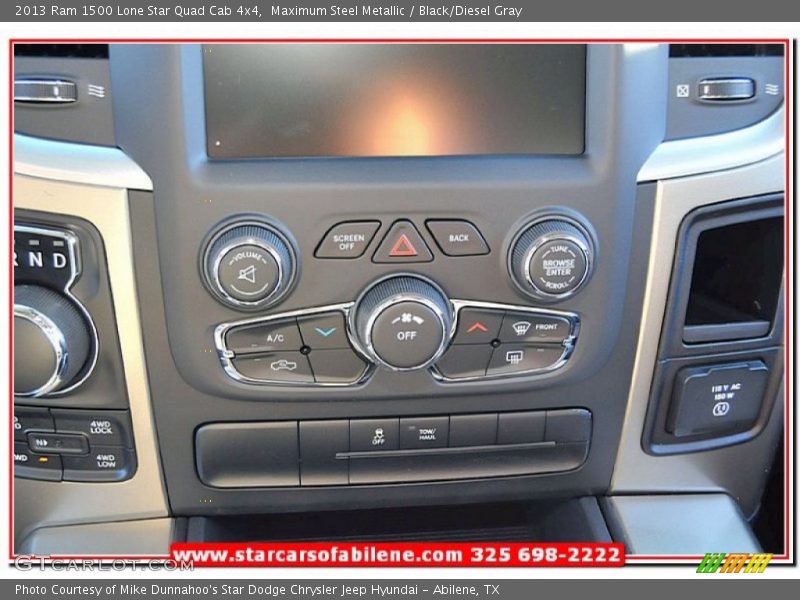 Maximum Steel Metallic / Black/Diesel Gray 2013 Ram 1500 Lone Star Quad Cab 4x4