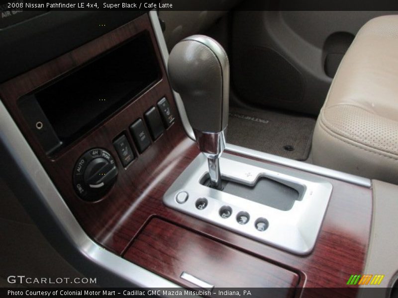 Super Black / Cafe Latte 2008 Nissan Pathfinder LE 4x4