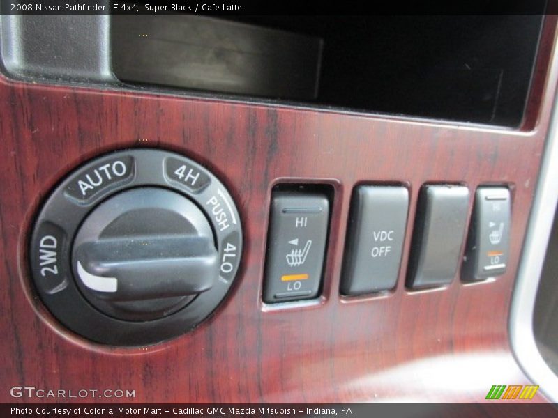 Super Black / Cafe Latte 2008 Nissan Pathfinder LE 4x4