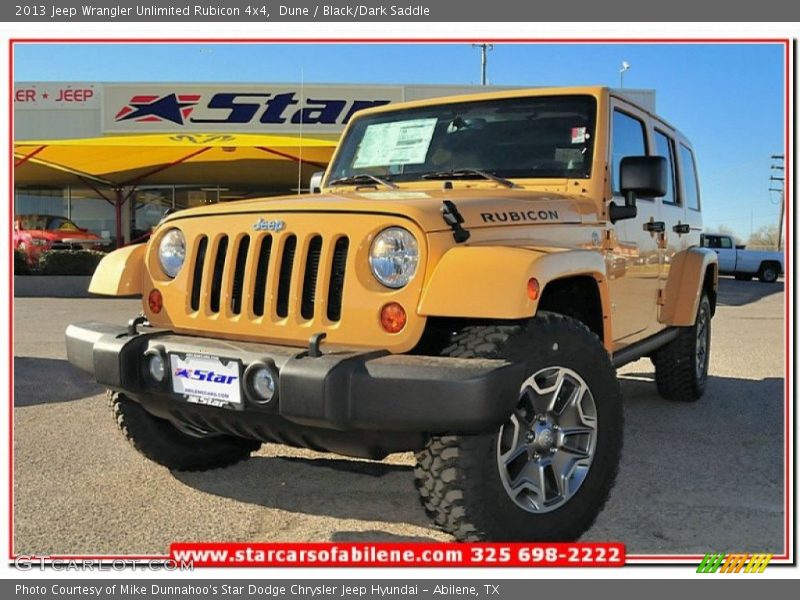 Dune / Black/Dark Saddle 2013 Jeep Wrangler Unlimited Rubicon 4x4