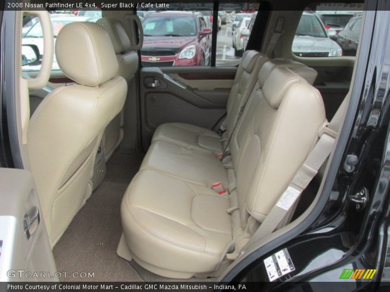 Super Black / Cafe Latte 2008 Nissan Pathfinder LE 4x4