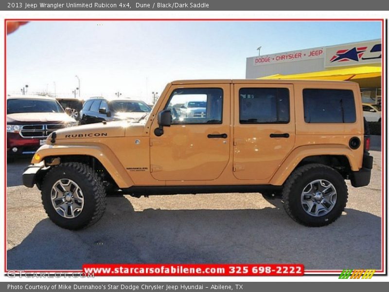 Dune / Black/Dark Saddle 2013 Jeep Wrangler Unlimited Rubicon 4x4