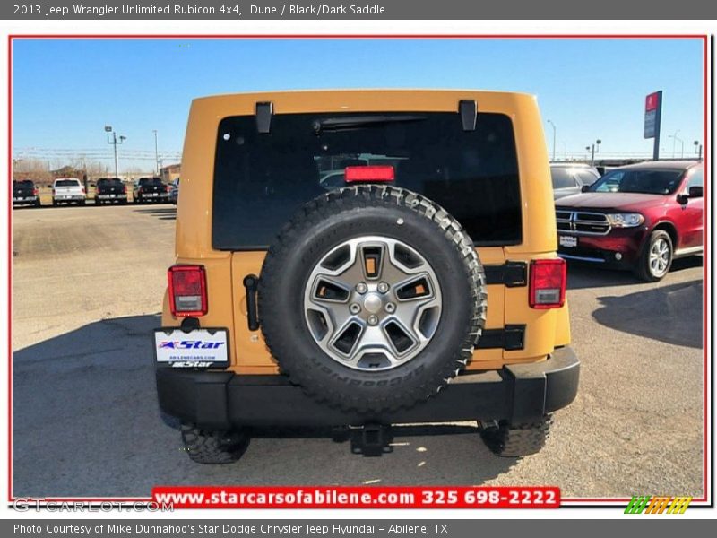 Dune / Black/Dark Saddle 2013 Jeep Wrangler Unlimited Rubicon 4x4