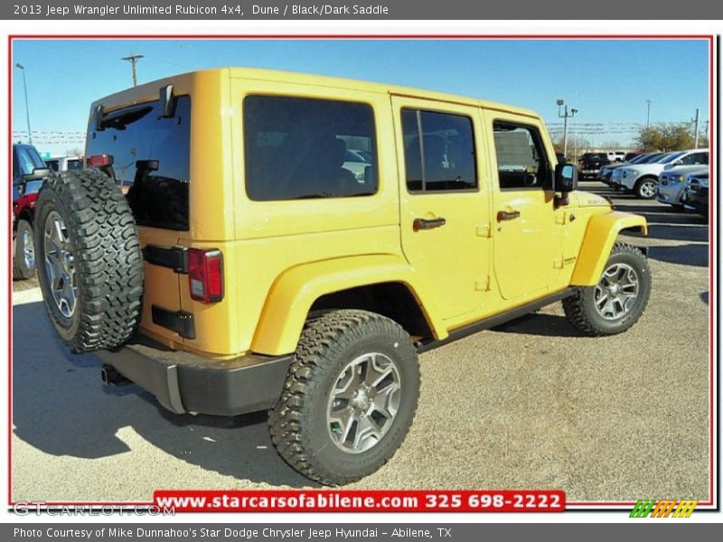 Dune / Black/Dark Saddle 2013 Jeep Wrangler Unlimited Rubicon 4x4