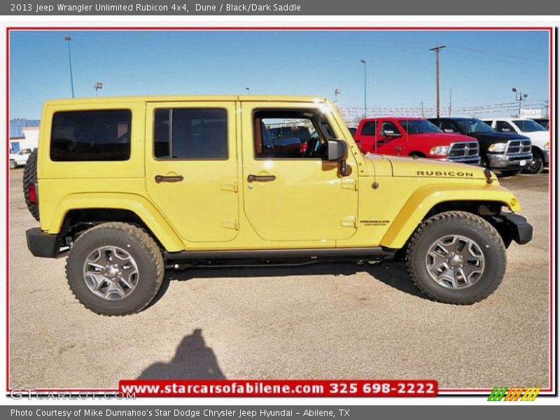 Dune / Black/Dark Saddle 2013 Jeep Wrangler Unlimited Rubicon 4x4