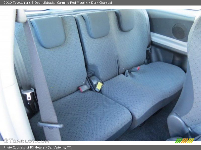 Carmine Red Metallic / Dark Charcoal 2010 Toyota Yaris 3 Door Liftback