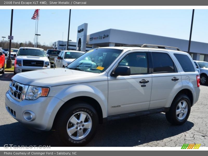 Silver Metallic / Charcoal 2008 Ford Escape XLT 4WD