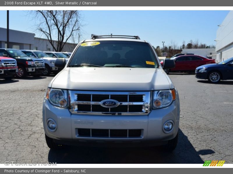 Silver Metallic / Charcoal 2008 Ford Escape XLT 4WD