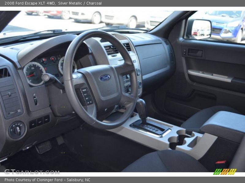 Silver Metallic / Charcoal 2008 Ford Escape XLT 4WD