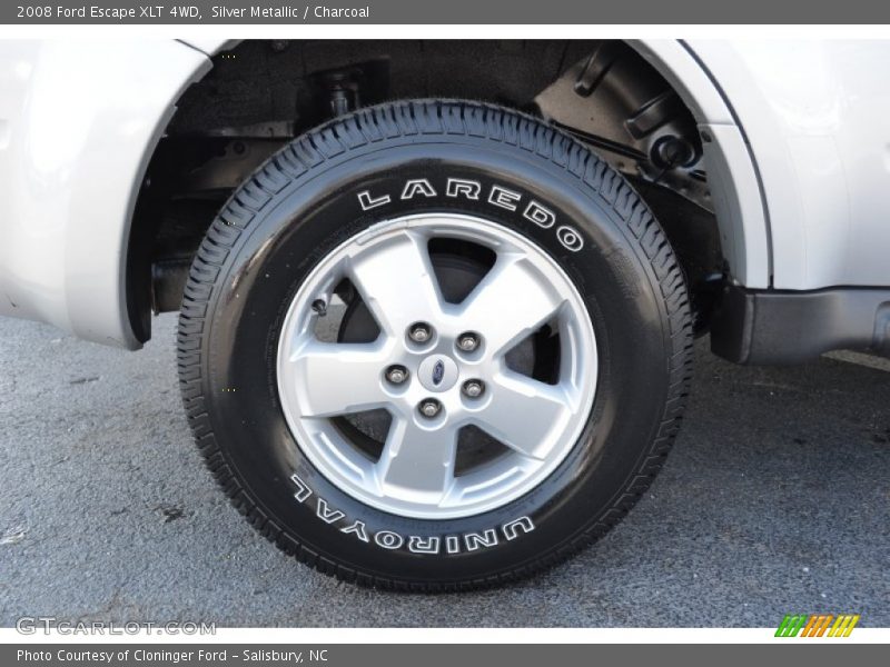 Silver Metallic / Charcoal 2008 Ford Escape XLT 4WD