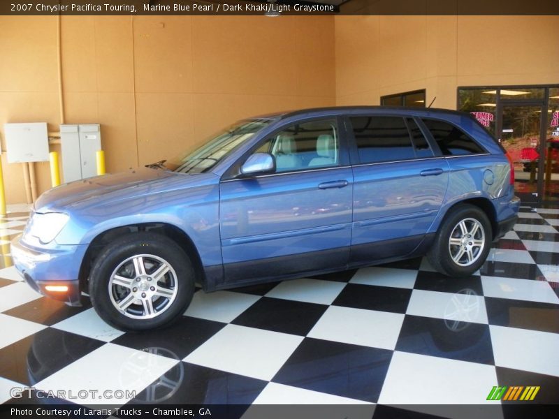 Marine Blue Pearl / Dark Khaki/Light Graystone 2007 Chrysler Pacifica Touring