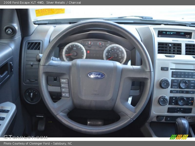 Silver Metallic / Charcoal 2008 Ford Escape XLT 4WD