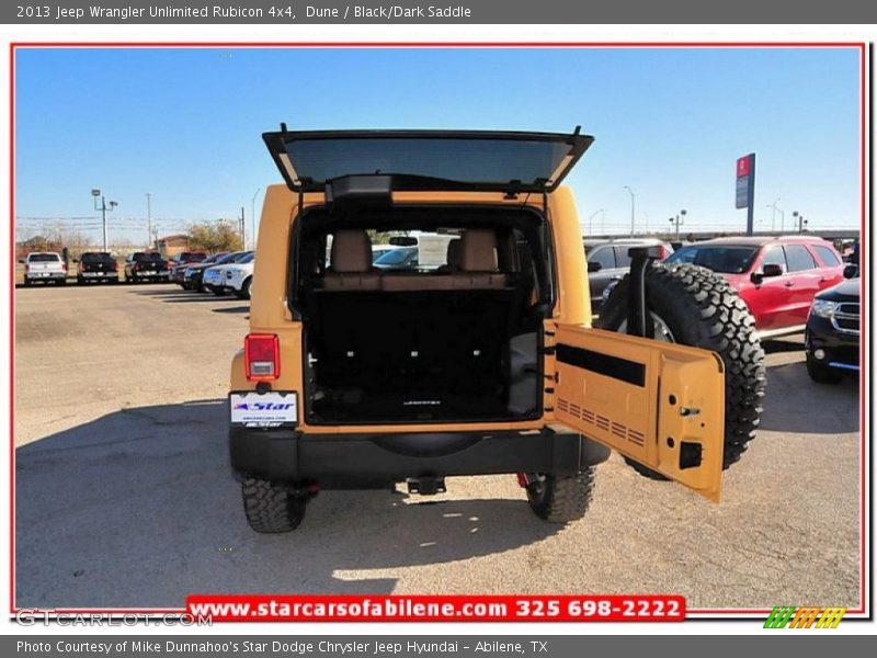 Dune / Black/Dark Saddle 2013 Jeep Wrangler Unlimited Rubicon 4x4