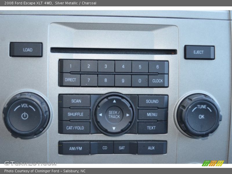 Silver Metallic / Charcoal 2008 Ford Escape XLT 4WD