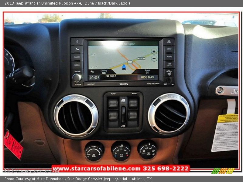 Dune / Black/Dark Saddle 2013 Jeep Wrangler Unlimited Rubicon 4x4