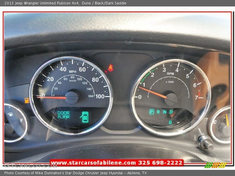 Dune / Black/Dark Saddle 2013 Jeep Wrangler Unlimited Rubicon 4x4