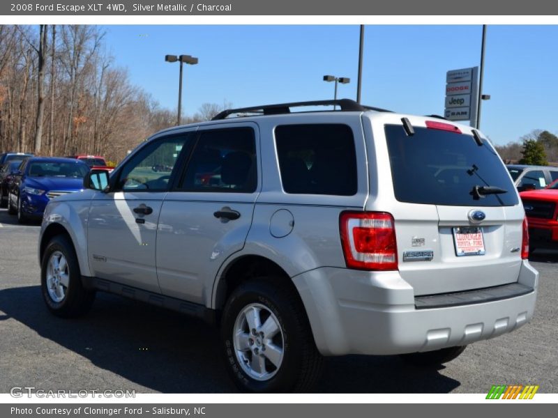 Silver Metallic / Charcoal 2008 Ford Escape XLT 4WD