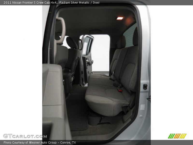 Radiant Silver Metallic / Steel 2011 Nissan Frontier S Crew Cab 4x4