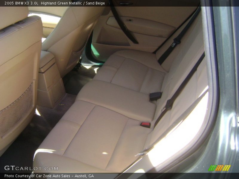 Highland Green Metallic / Sand Beige 2005 BMW X3 3.0i