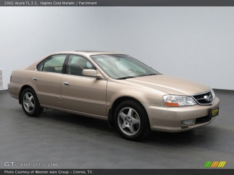Naples Gold Metallic / Parchment 2002 Acura TL 3.2
