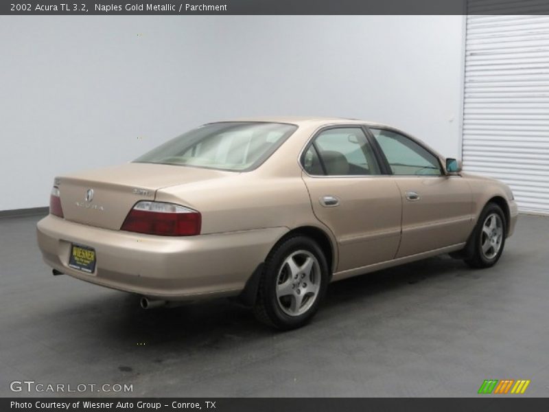 Naples Gold Metallic / Parchment 2002 Acura TL 3.2