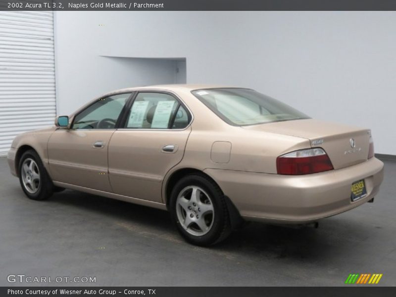 Naples Gold Metallic / Parchment 2002 Acura TL 3.2