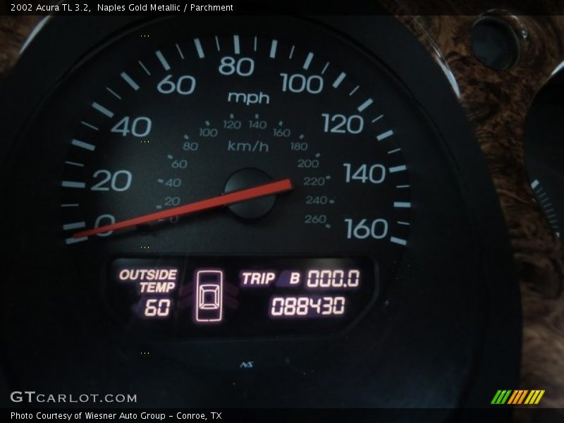 Naples Gold Metallic / Parchment 2002 Acura TL 3.2