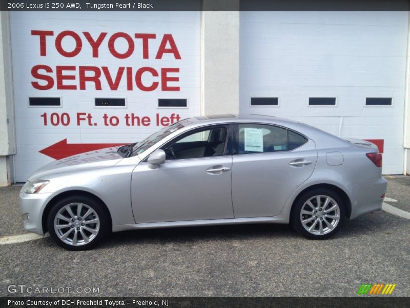 Tungsten Pearl / Black 2006 Lexus IS 250 AWD