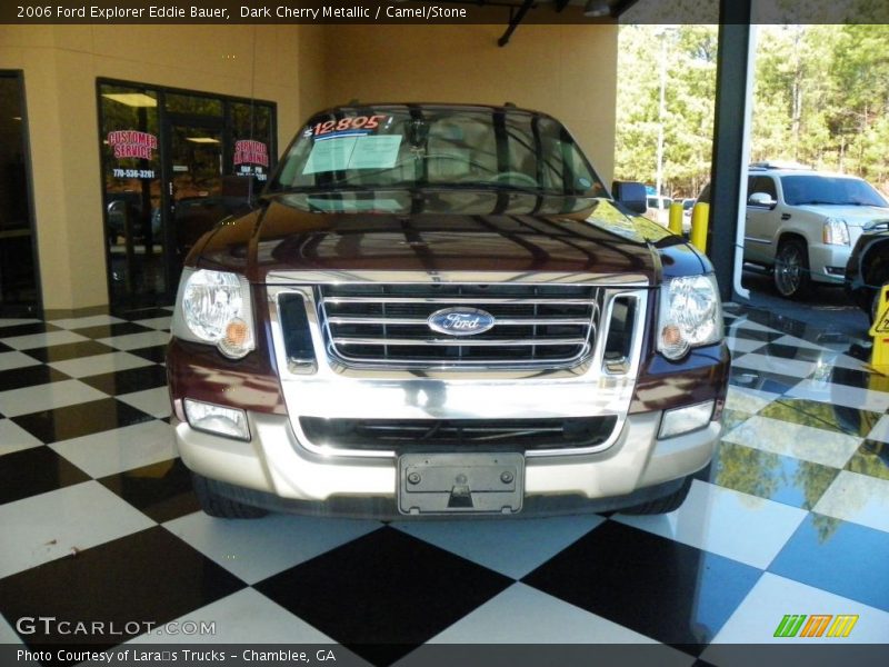 Dark Cherry Metallic / Camel/Stone 2006 Ford Explorer Eddie Bauer