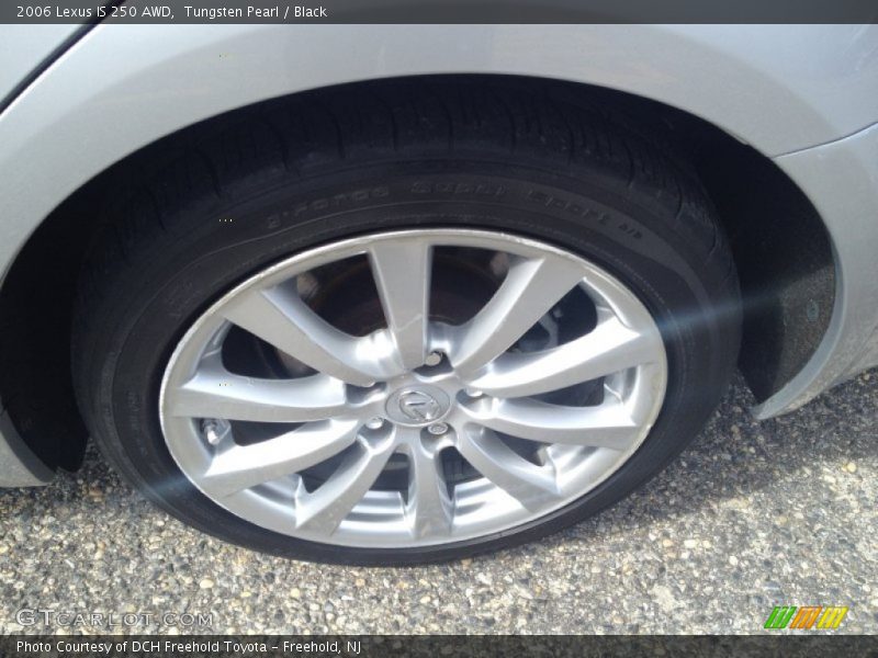 Tungsten Pearl / Black 2006 Lexus IS 250 AWD