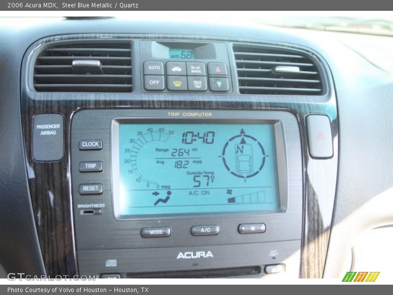 Steel Blue Metallic / Quartz 2006 Acura MDX