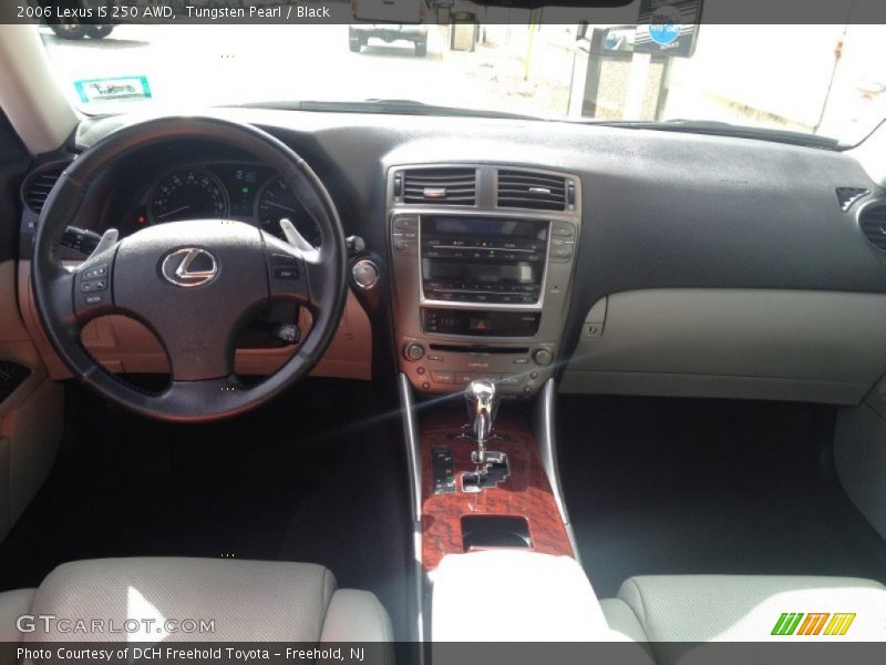 Tungsten Pearl / Black 2006 Lexus IS 250 AWD