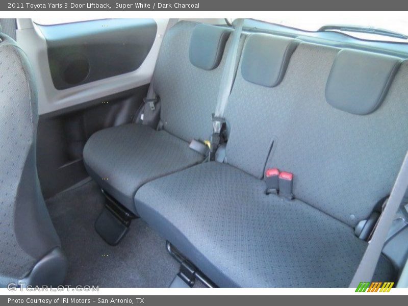 Super White / Dark Charcoal 2011 Toyota Yaris 3 Door Liftback