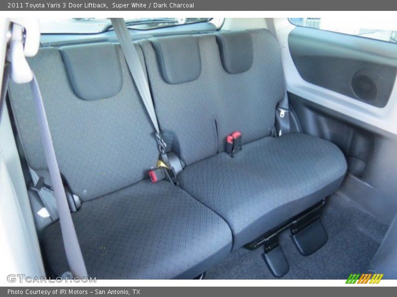 Super White / Dark Charcoal 2011 Toyota Yaris 3 Door Liftback