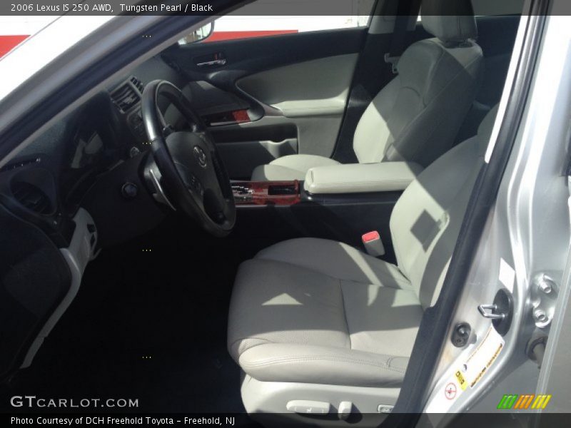 Tungsten Pearl / Black 2006 Lexus IS 250 AWD