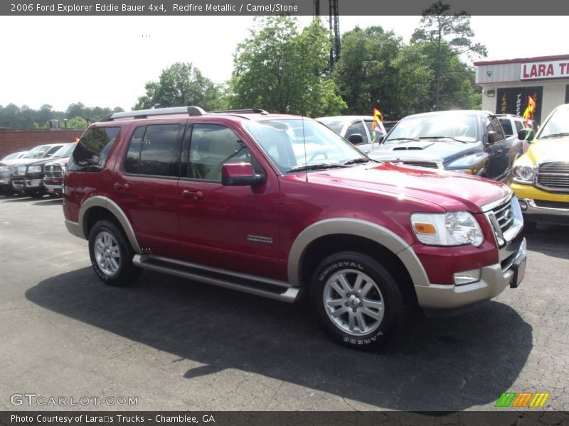 Redfire Metallic / Camel/Stone 2006 Ford Explorer Eddie Bauer 4x4