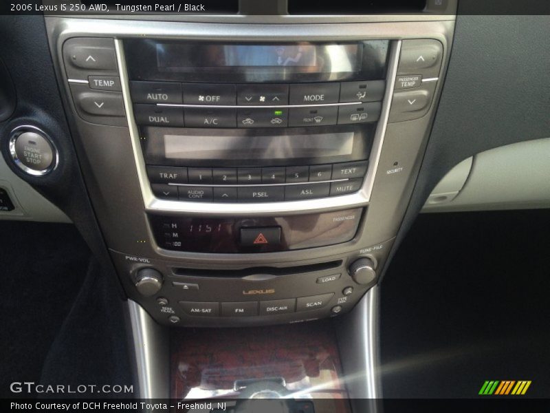 Tungsten Pearl / Black 2006 Lexus IS 250 AWD